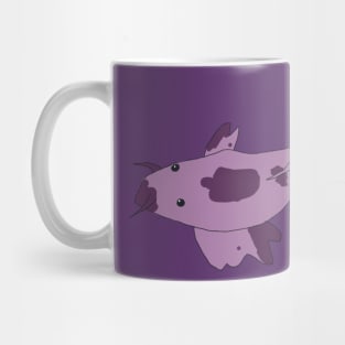 Purple Cat Fish Mug